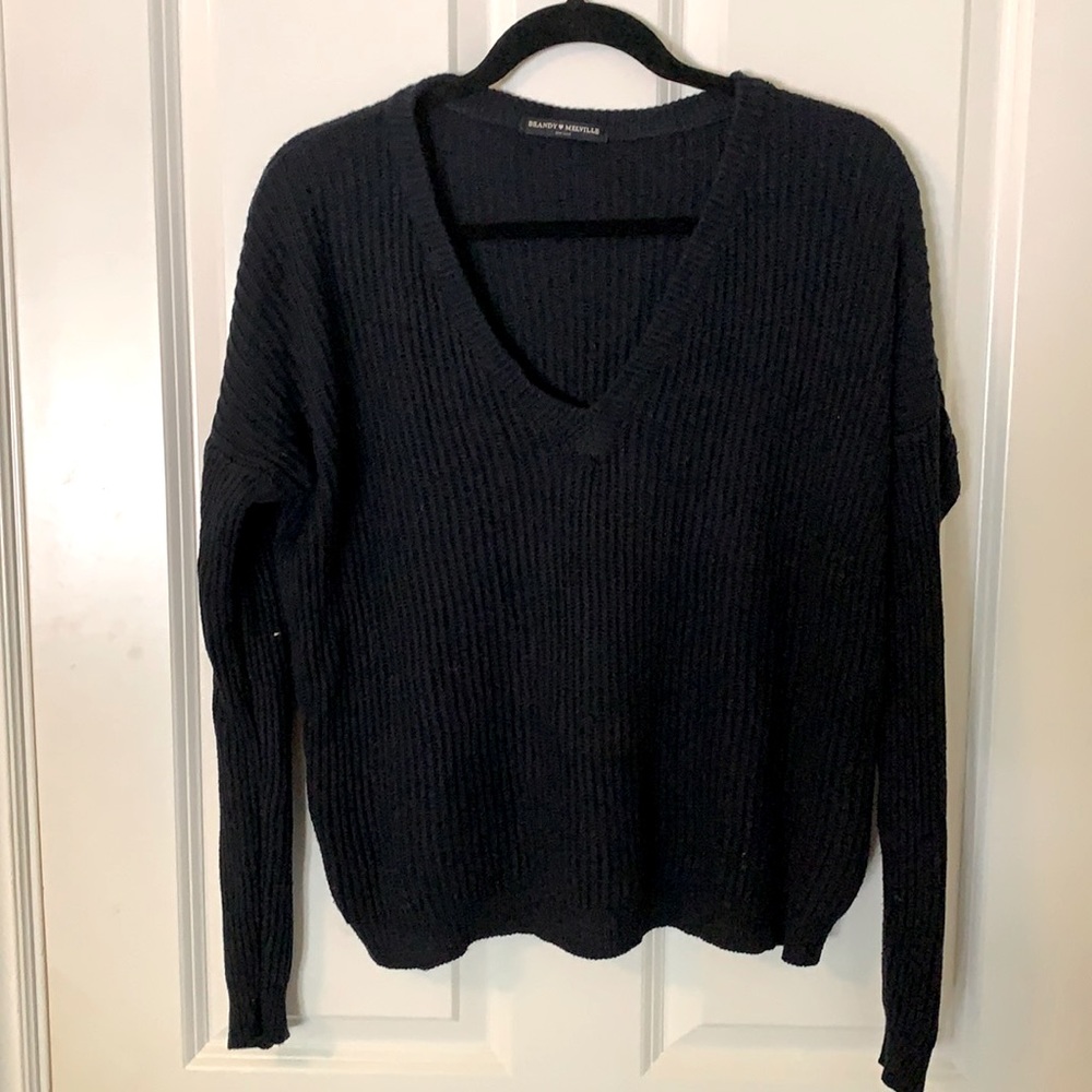 Brandy Melville knit V-neck sweater